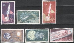 Czechoslovakia 1961 Sc#1031-1036 MNH