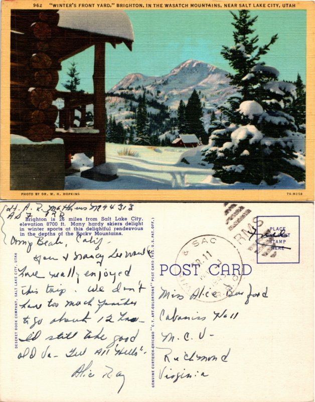 United States, U.S. R.P.O.'s, Military Related, Utah, Picture Postcards