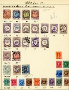 Italy Stamps Early Most Used 1800's Revenues 120x + Rare