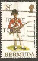 Bermuda Used Sc 547 - Devonshire Militia (Military)