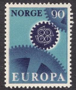 Norway   #505   1967 MNH  Europa  90ore