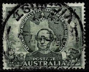 Australia 1946, Sc.# 205 used, Sir Thomas Mitchell and Queensland