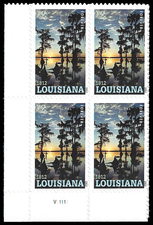 PCBstamps   US #4667 PB $1.80(4x{45c})Louisiana Statehood, V11111, MNH, (PB-3a)