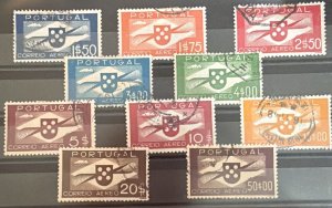 DP Stamps Portugal 1936-1941 SC C1-C10 Used Set