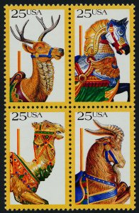 USA 2393a MNH Carousel Animals