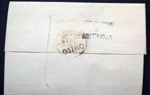 Italy Entire BRIGATA DI OSIMO  to Ancona Military Postal History Cover