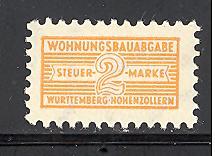 Germany  8NRA4a mint hinged SCV $ 13.50 (RS)
