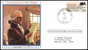 US Convention Rejects Bill of Rights 1987 Cover