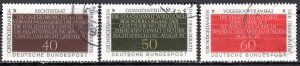 Germany 1981: Sc. # 1358-1360;  Used Cpl. Set