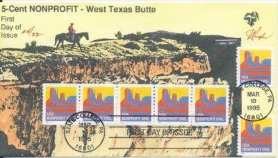 #2904A PL# S111 West Texas Butte Hand Painted Pugh cach