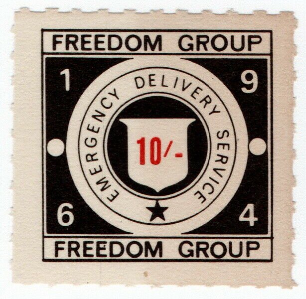 (I.B) Cinderella Collection : Strike Post 10/- (Freedom Group 1964)