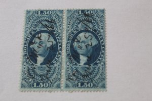 REVENUE : R78c  USED .  PAIR  -$1.50 INLAND EXCHANGE