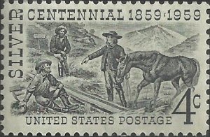 # 1130 MINT NEVER HINGED ( MNH ) SILVER CENTENNIAL    