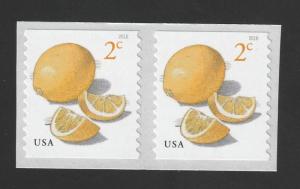 SC# 5256 - (2c) - Meyer Lemon - MNH  coil pair