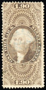 US Stamps # R80c Revenue Used F-VF Light Cancel Scott Value $200.00