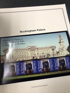 UK Prince William & Catherine Stamp Collection In Album 