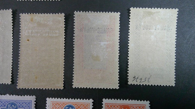 Burkina Faso/Upper Volta 1920-1928 OVPTS. Scott# 1-28 Mint CPL VF-XF Hinged/Rems