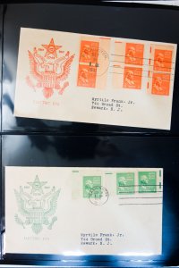 US Rare Electric Eye President Series First Day Stamp Cover Collection