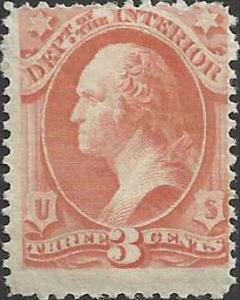 # O98 MINT NEVER HINGED GEORGE WASHINGTON