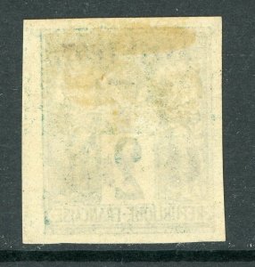 French Guiana 1887 French Colony 5¢/2¢ Green Scott #5 Mint E28