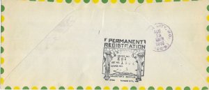 1946 FDC, #943, 3c Smithsonian Institution, Pent Arts M-23, PB4, #10 envelope