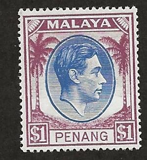 MALAYA - PENANG  SC# 20   FVF/MNH