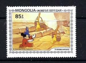 Mongolia 1296 NH 1983 Disney issue