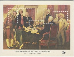 US #1686-1689 AMERICAN BICENTENNIAL SOUVENIR SHEETS -MINT NEVER HINGED