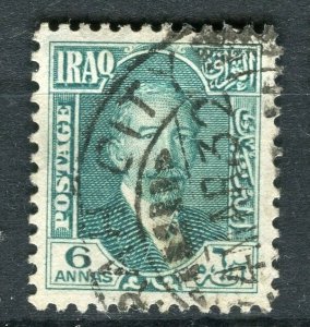 IRAQ; 1931 early King Faisal issue fine used 6a. value