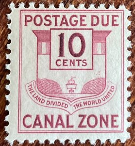 Canal Zone #J28 *MH* Single Postage Due L48