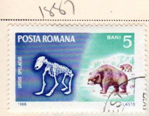 ROMANIA 1887 PREHISTORIC CAVE BEAR