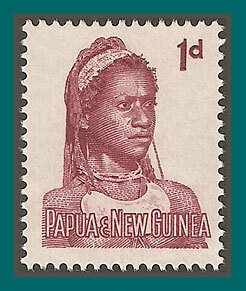 Papua New Guinea 1961 Goroko Woman, MNH #153,SG28