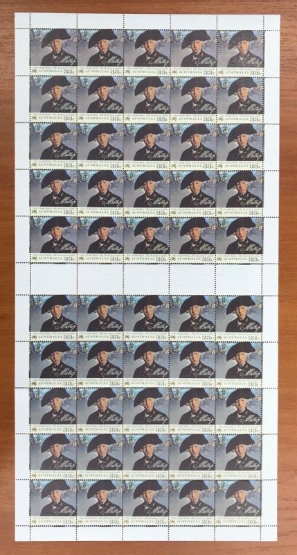 Australia 1986 33c Bicentennial Captain Arthur Phillip full sheet of 50 MUH**