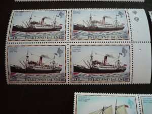 Stamps-Falkland Islands-Scott#260,262,264,265,269-MNH Set of 5 Booklet Panes