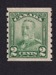 Canada, Scott 161, Mint NH, F-VF, GV Scroll Issue Coil