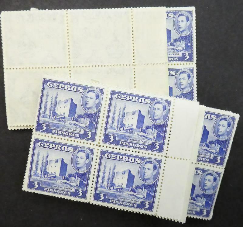 EDW1949SELL : CYPRUS 1942 Stanley Gibbons #156a. 120 stamps. All VF MNH Cat £390