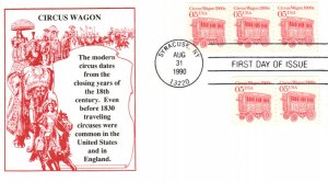 #2452 Circus Wagon 1900s KMC FDC