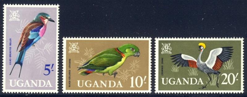 HALF-CAT BRITISH SALE: UGANDA #97-110 Mint