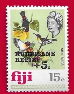 FIJI SCOTT#B5 1972 SUN BIRDS SURCHARGED - MNH