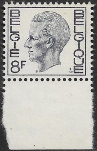 BELGIUM 1970-80 8fr Black King Baudouin Portrait Issue Sc 761 MNH