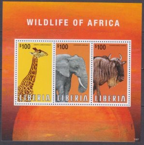 2013 Liberia 6218-6220KL Fauna 9,00 €