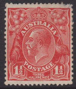 Australia KGV Sc#68 Used