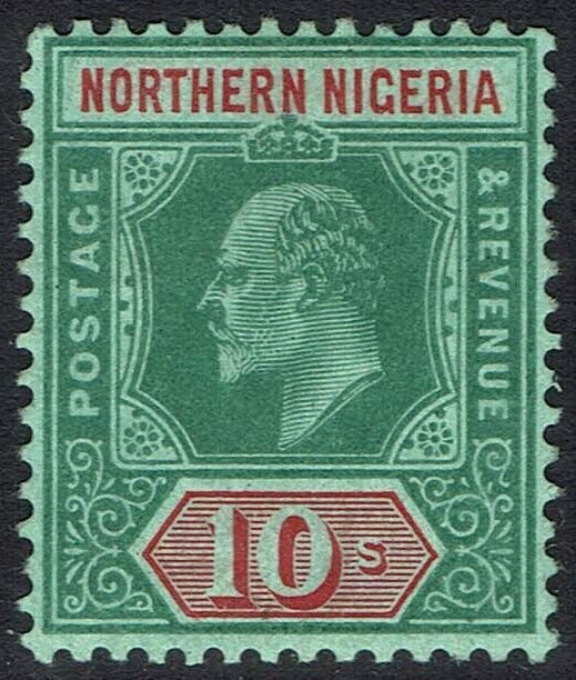 NORTHERN NIGERIA 1907 KEVII 10/-