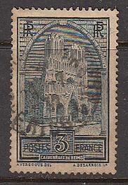France 1929 Sc 247 Reims Cathedral Used