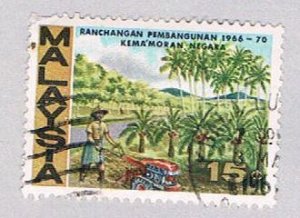 Malaysia 37 Used Plowing and Palms (BP23610)