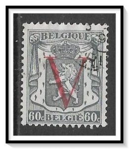 Belgium #364 Coat Of Arms Overprinted Used