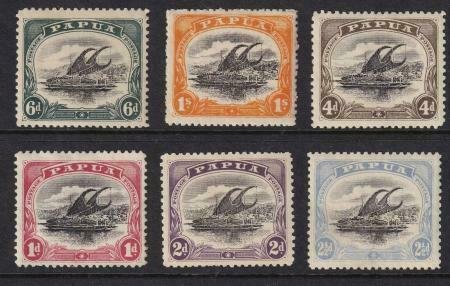 Papua 1907 SC 28-33 Mint Set