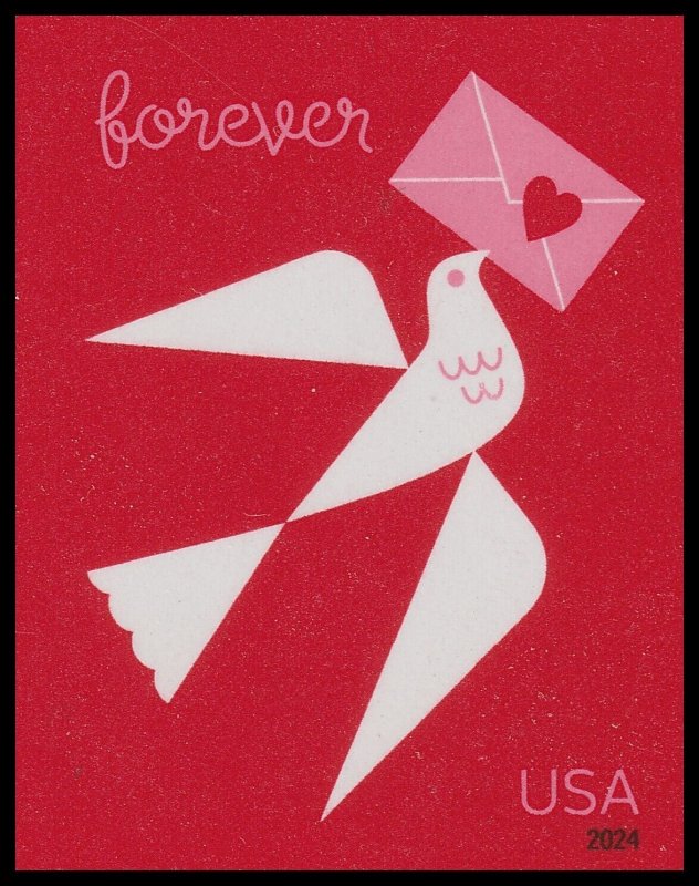 US 5826a Love imperf NDC single MNH 2024