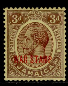 JAMAICA GV SG77b, 3d Pale purple/buff, FINE USED.