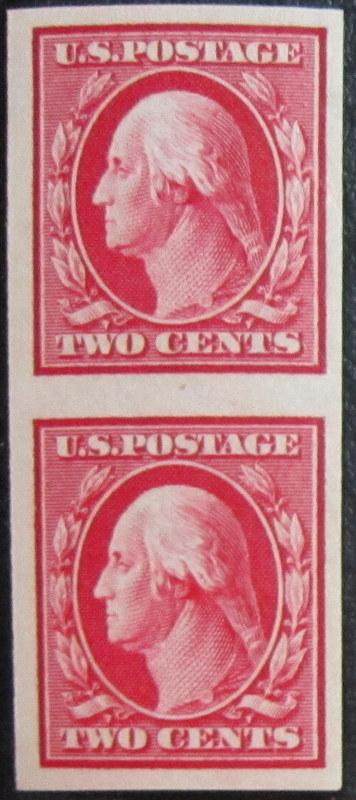 U.S. 344V FVF MNH PAIR SCV$50.00 Fresh